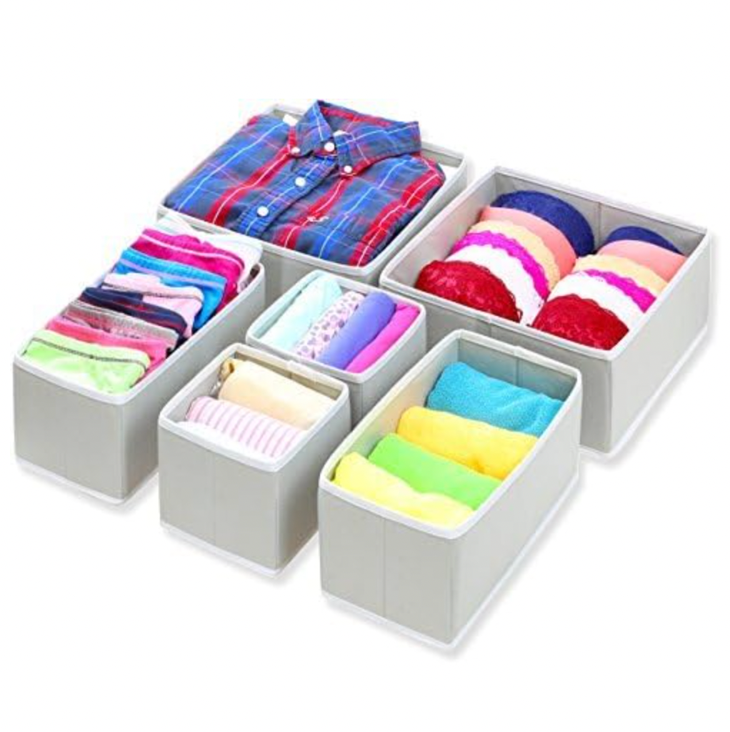 SimpleHouseware Dresser Drawer Organizers (Set of 6)